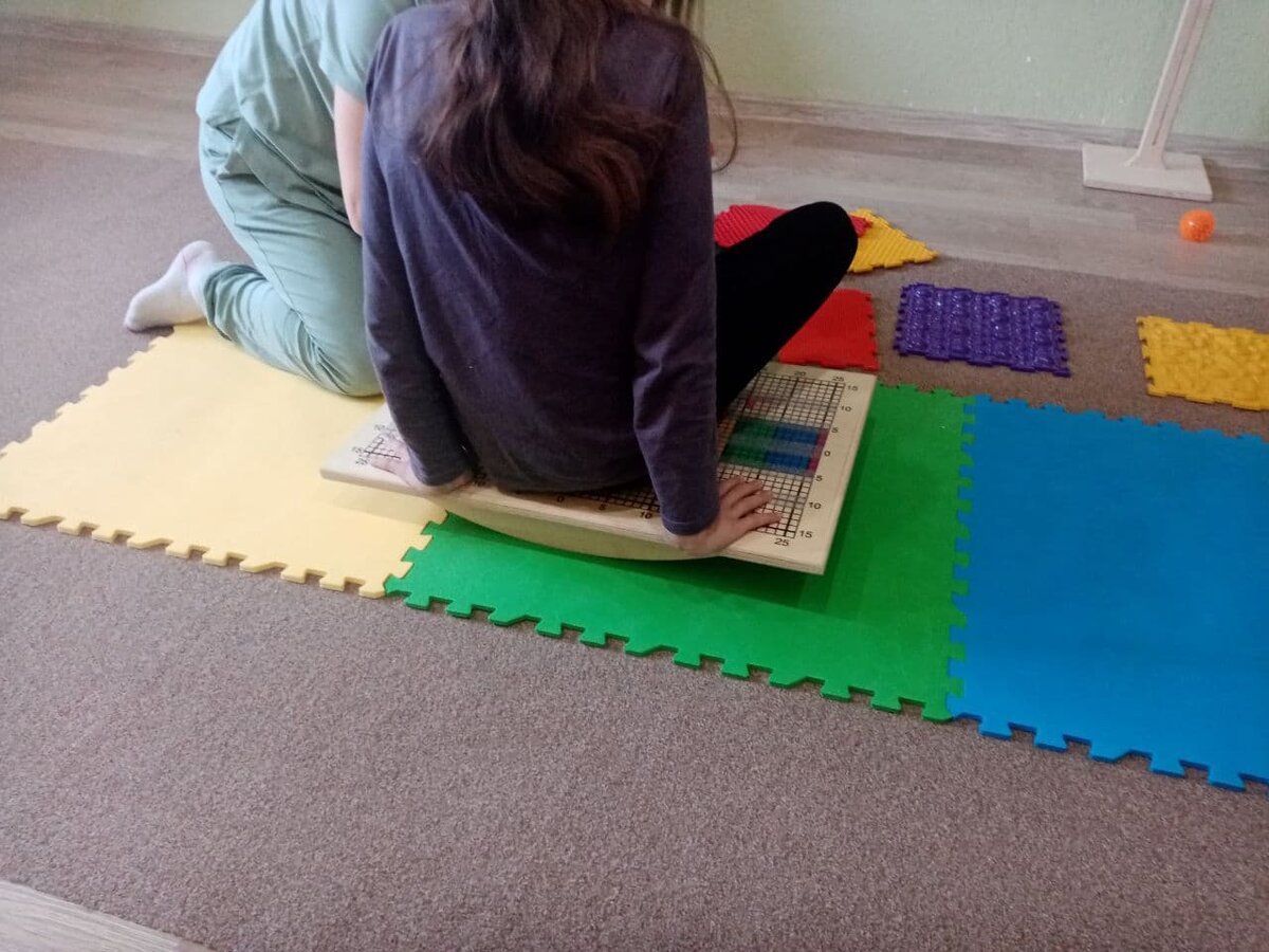 На занятиях. Свое фото