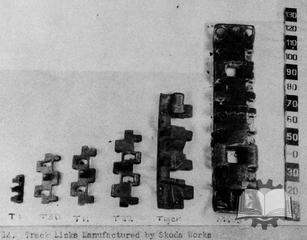 Работы Škoda по немецкой программе. Особенно примечательны последние два трака. "Тигр" Порше и Pz.Kpfw.Maus.