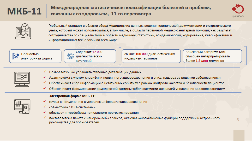 Слайд презентации ФГБУ «ЦНИИОИЗ» Минздрава России
