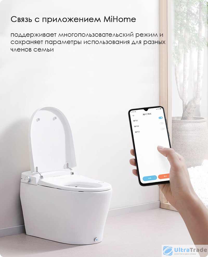 Умный унитаз Xiaomi Smartmi Smart Toilet All-in-One M1 300 mm  (ZNMYY01ZM-300) | UltraTrade.ru | Дзен