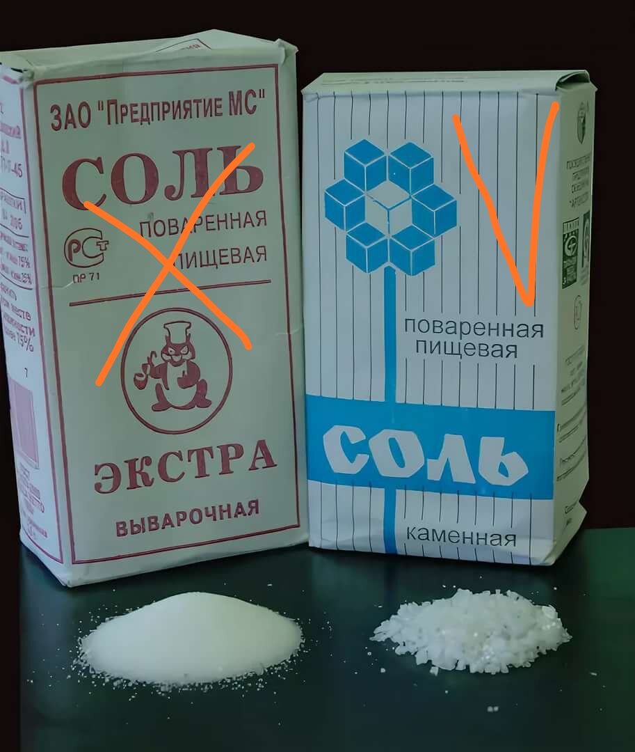 Соль в пачке картинки