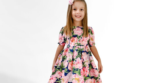 Нарядное детское платье для девочки с пышной юбкой из фатина: видео мк
