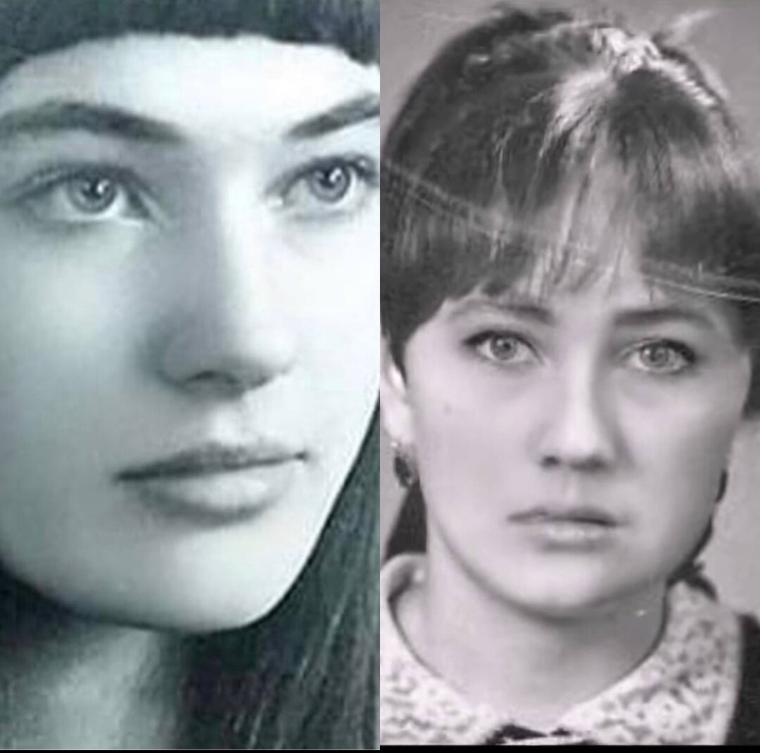 Слева -Гузеева, справа-двойник