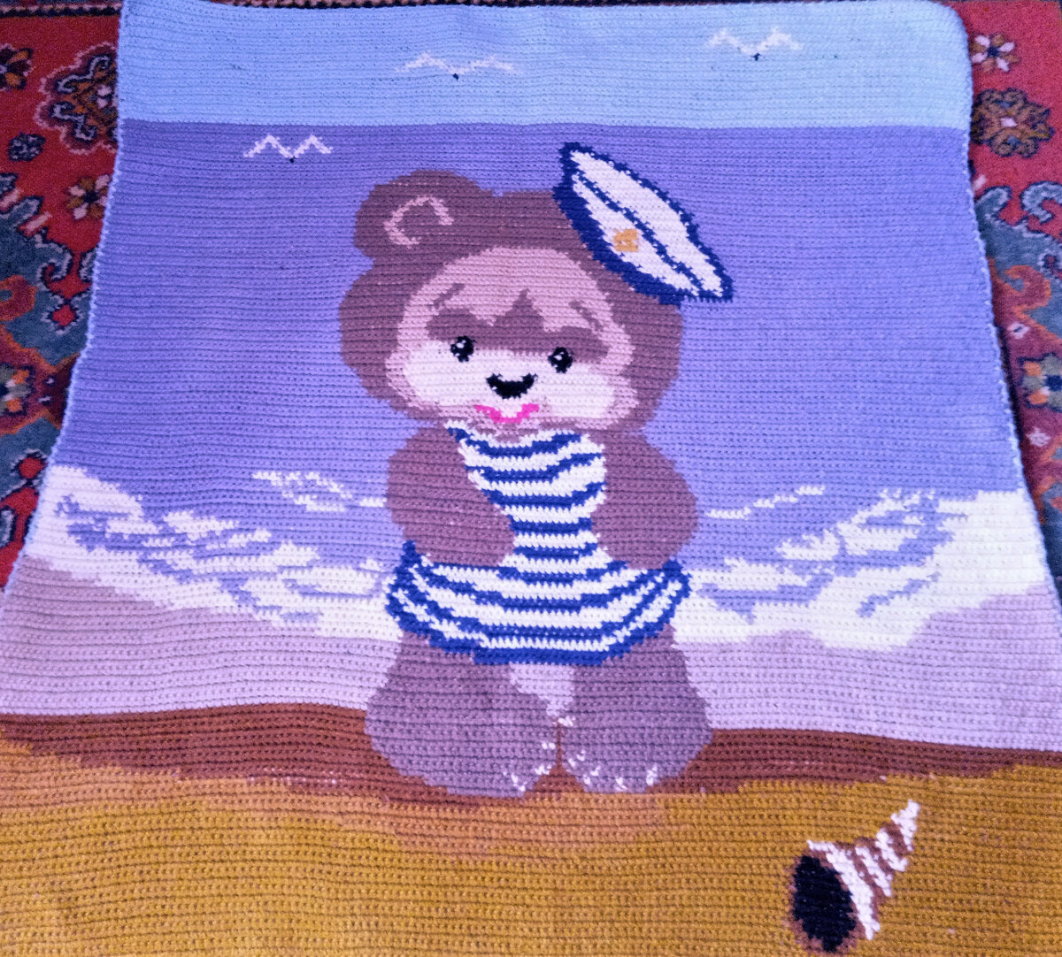 Детский жаккардовый плед.