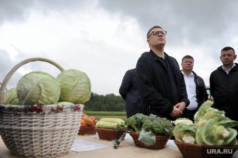    В рамках рабочей поездки Текслер посетил сельскохозяйственное предприятие «Красноармейское»