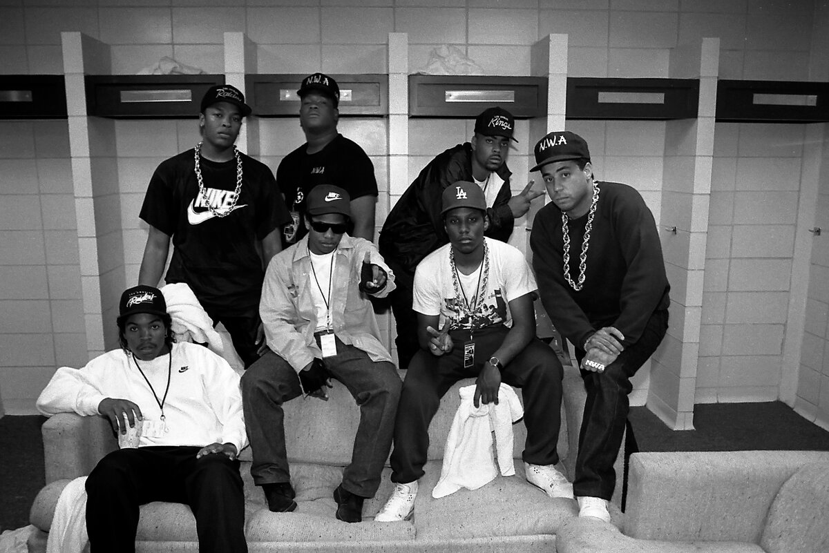    Группа N.W.A в 1989 годуRaymond Boyd / Michael Ochs Archives / Getty Images