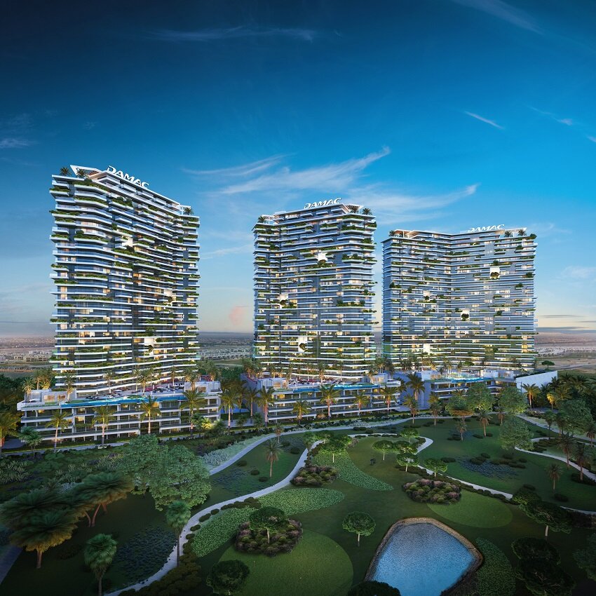 Новый жилой комплекс премиум-класса Golf Greens от застройщика Damac Properties станет частью роскошного утопающего в зелени сообщества Damac Hills, Dubai.-7
