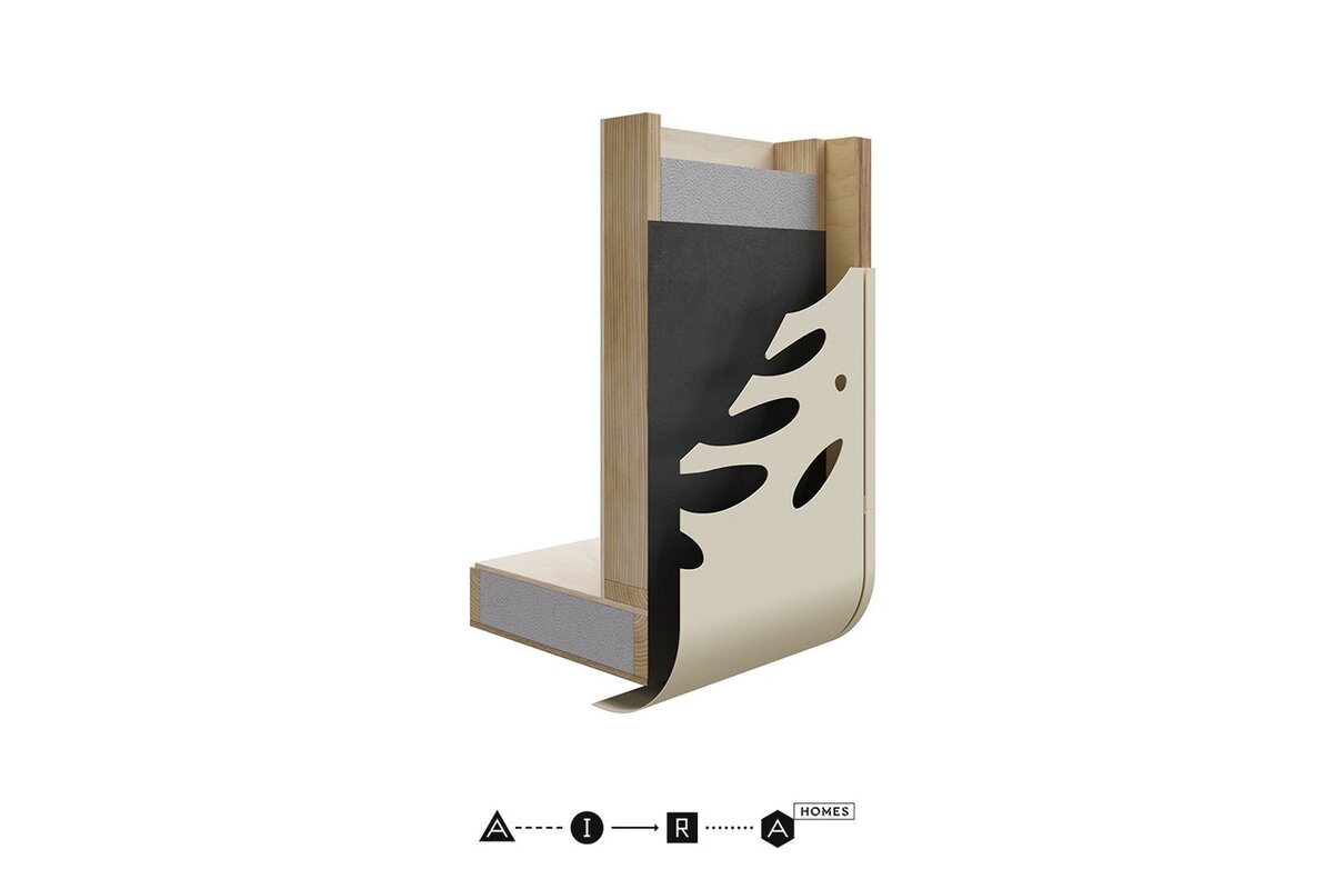 Элементы каркаса модульного дома AIRA Homes - технопарк Айра