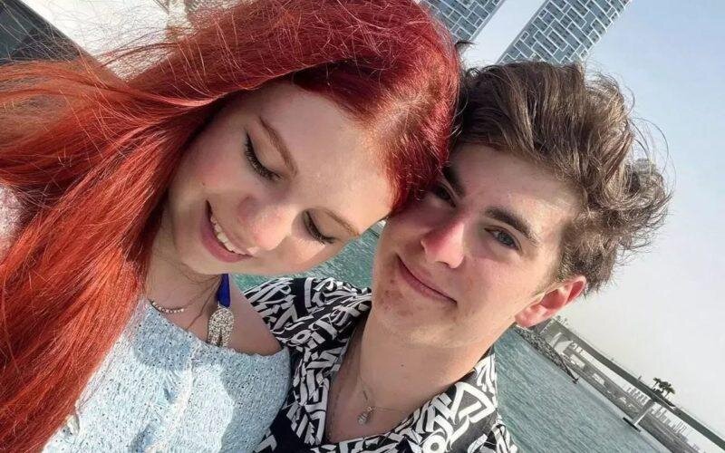 Марк Кондратюк и Александра Трусова. Фото: Социальные сети. Фотография взята из открытых источников.  📷
