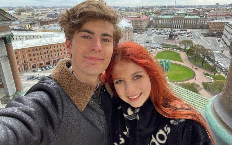 Александра Трусова и Марк Кондратюк. Фото: Социальные сети. Фотография взята из открытых источников.  📷
