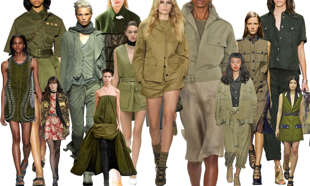 100 модных новинок: Женские брючные костюмы 2018 на фото Military inspired fashi