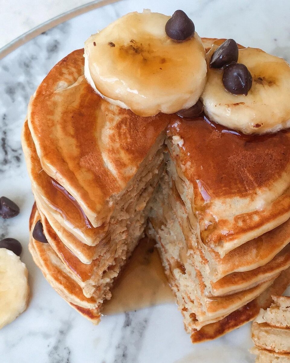 БАНАНОВО-ОВСЯНЫЕ БЛИНЧИКИ 🥞