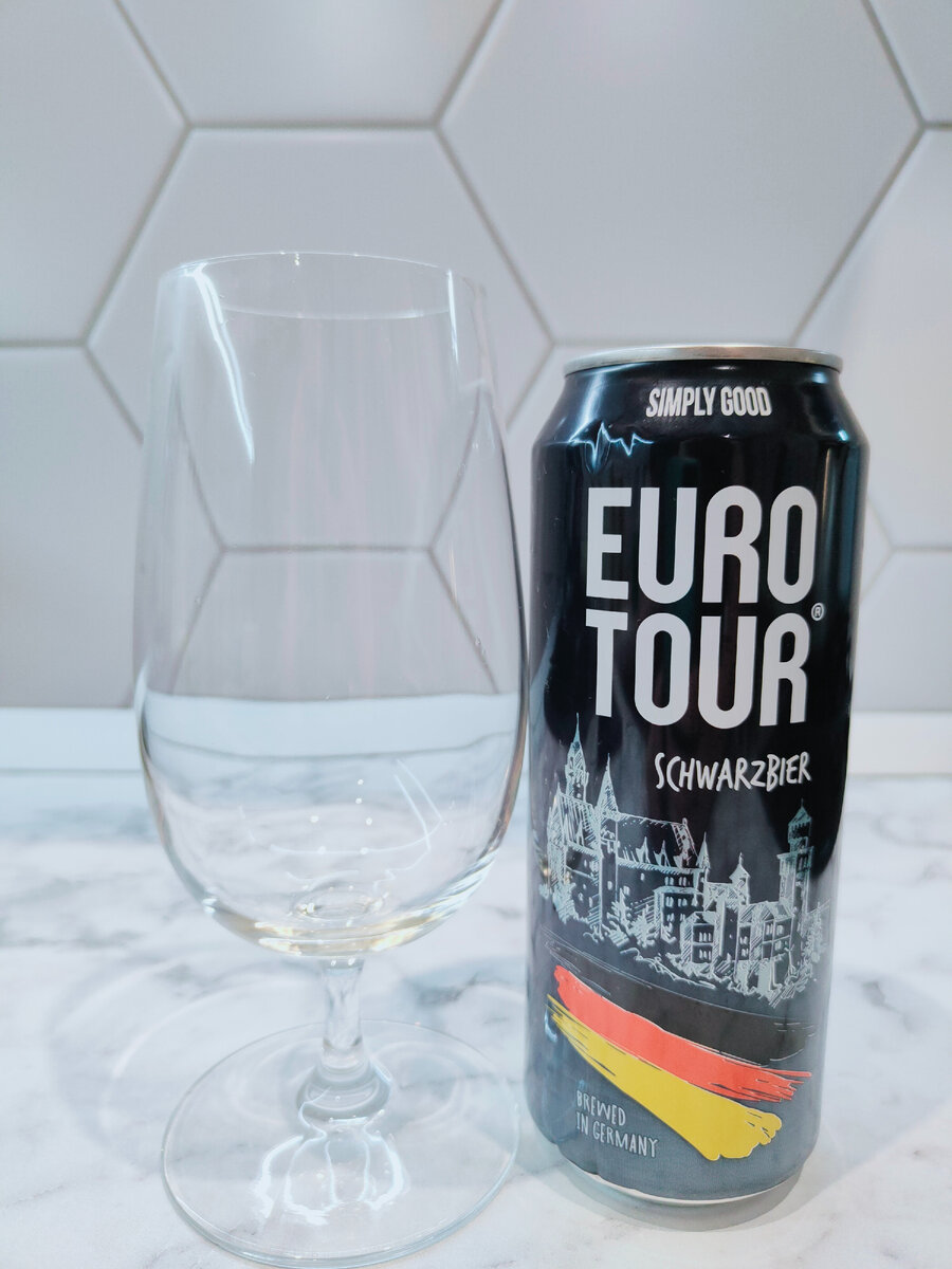 Пиво "EuroTour Schwarzbier" (Евротур Шварцбир)