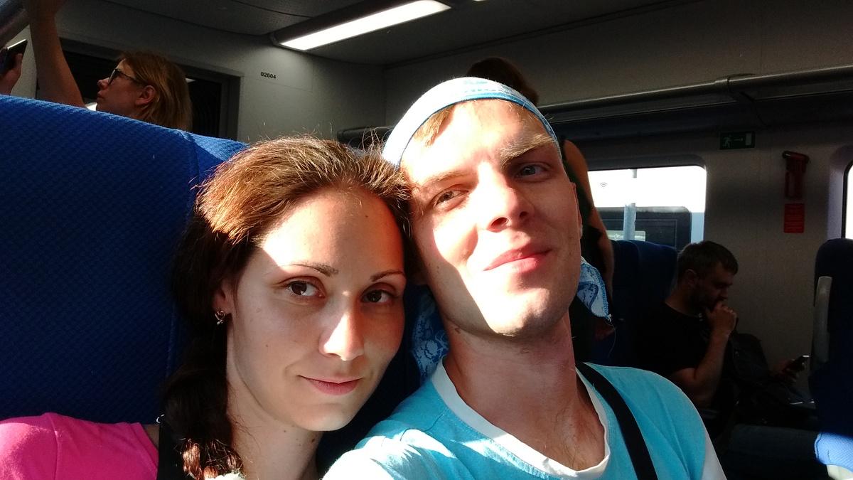 В пути на главное приключение лета. Электрички стали намного комфортнее прежних.