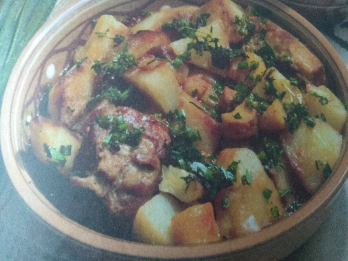 Свинина, тушенная с овощами по-краснодарски