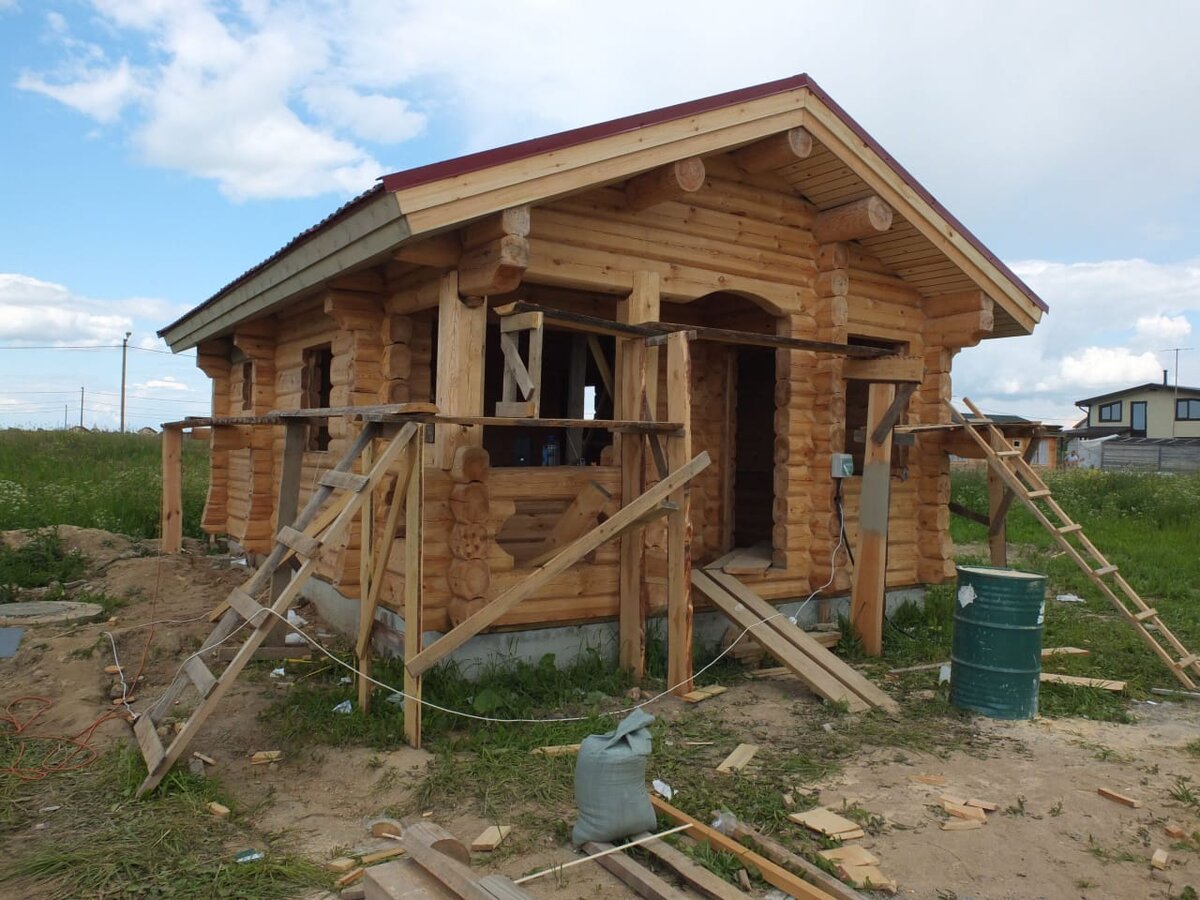 Дом на фундаменте. 