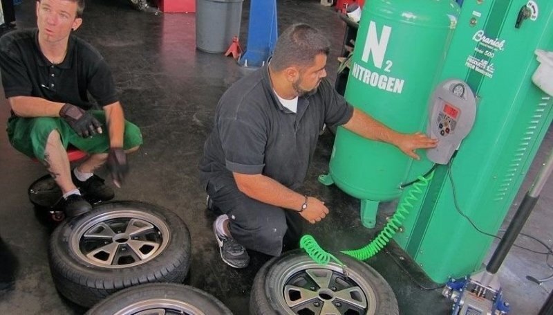 Подкачка нитрогеном, тот же Азот.