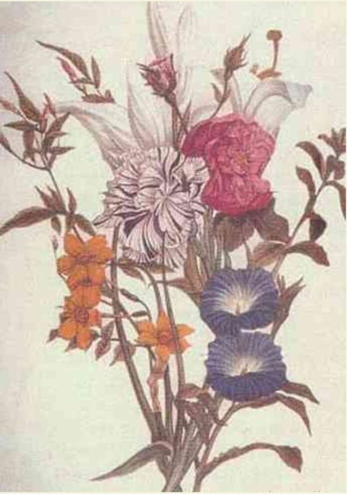 Видите ли вы, что тут спрятаны лица в фиалках? Сколько лиц вы видите?