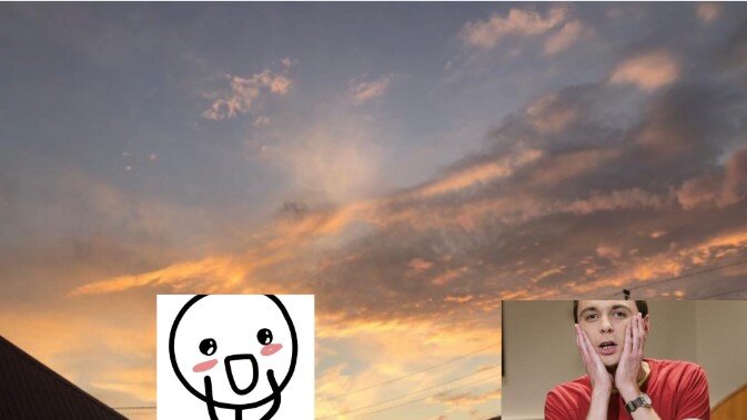 Просто посмотрите, какой классный закат. Он был еще лучше