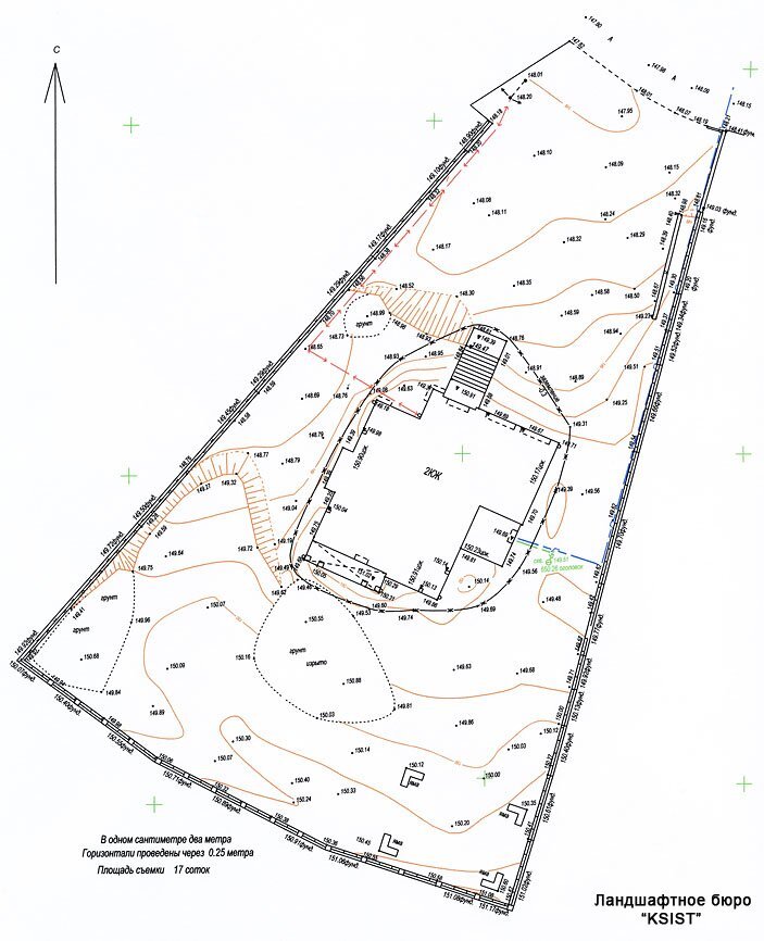 Топографический план участка