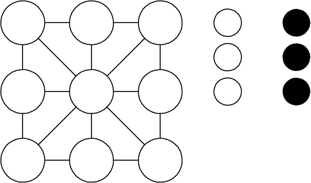 Como hacer un cuadro con tres lineas