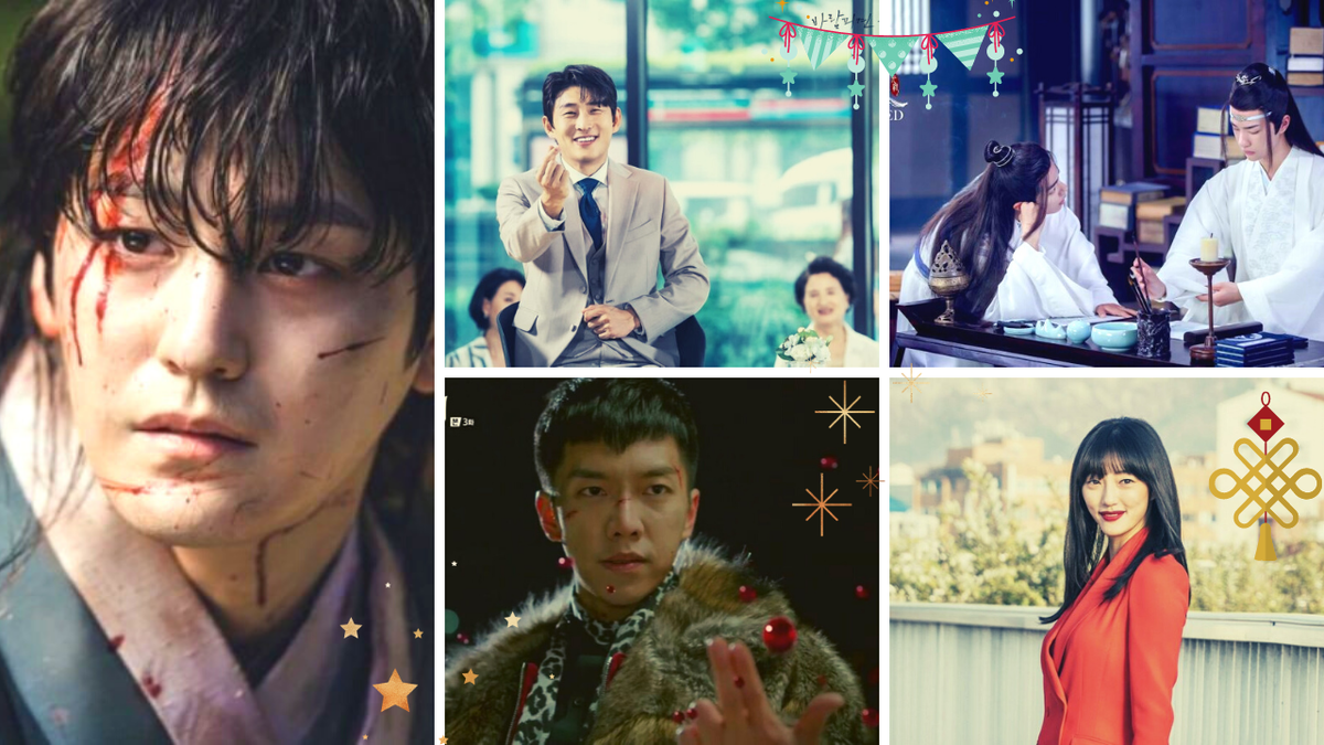 Изображение создано с помощью сервиса Canva. (кадры из перечисленных дорам)