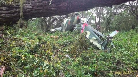 Один из упавших под Рутшуру Ми-25.