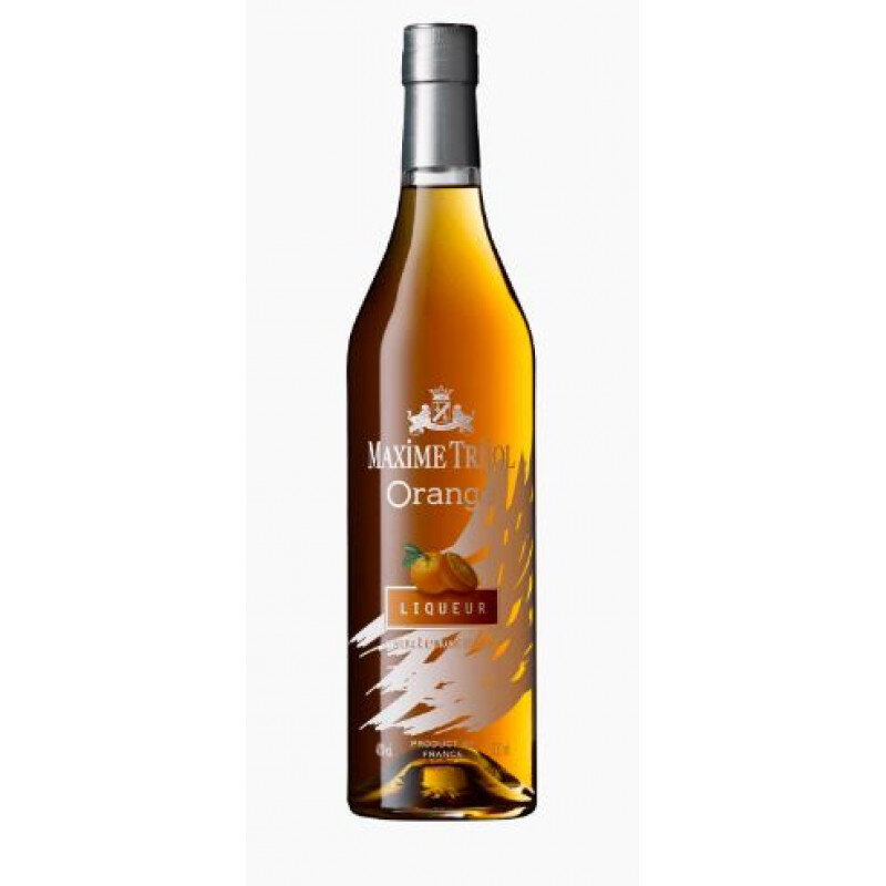 Maxime Trijol Liqueur d'Orange.Цвет: блестящее золото со вспышками янтаря. 
Аромат: Апельсиновые ароматы насыщенные и яркие, а второй нос эволюционирует к свежим нотам бергамота.Вкус: сладкая атака, подкрепленная приятным цитрусовым привкусом.