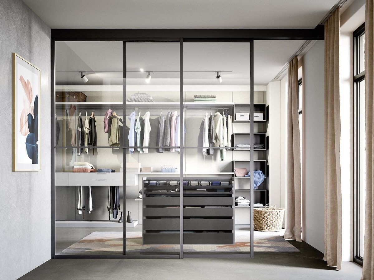 Как обустроить гардеробную. Novamobili