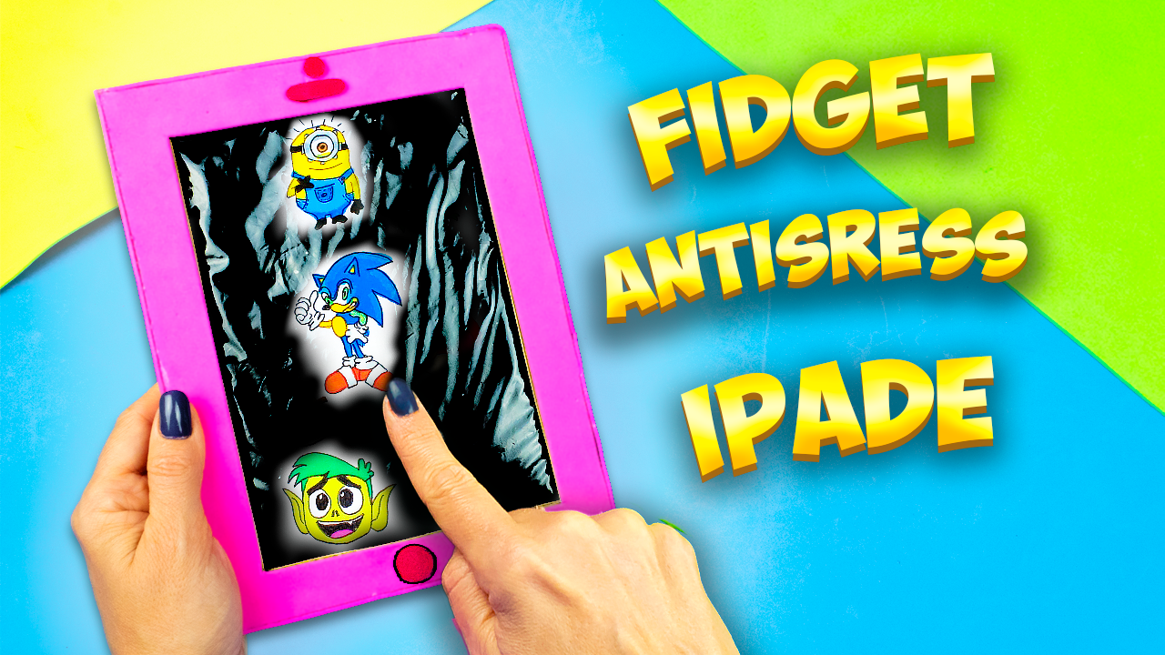 Забавная Антистресс идея Как сделать Планшет своими руками Diy iPad antistress