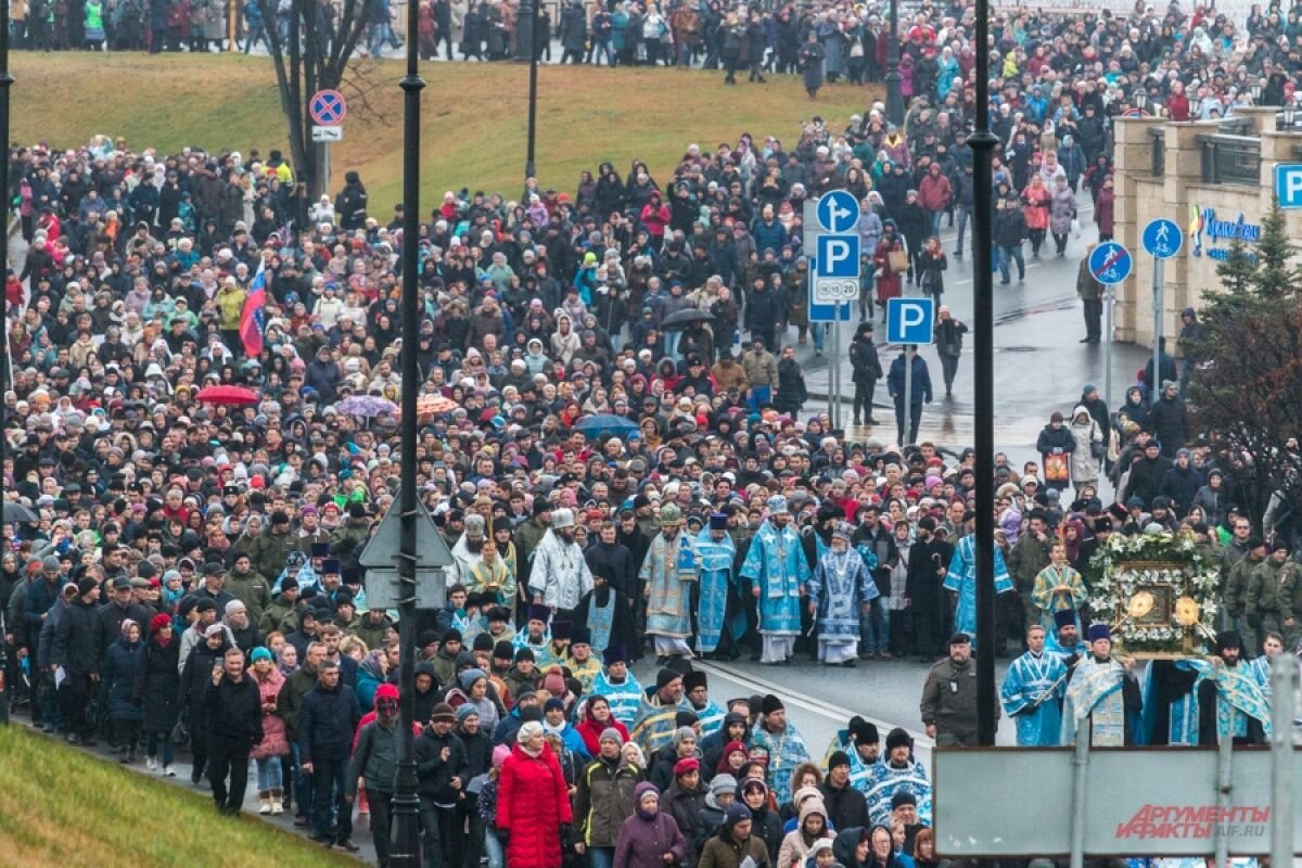    Из-за крестного хода в Казани будет перекрыт центр города
