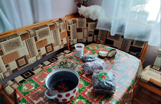 Пример состава компонентов для варианта зимнего приготовления