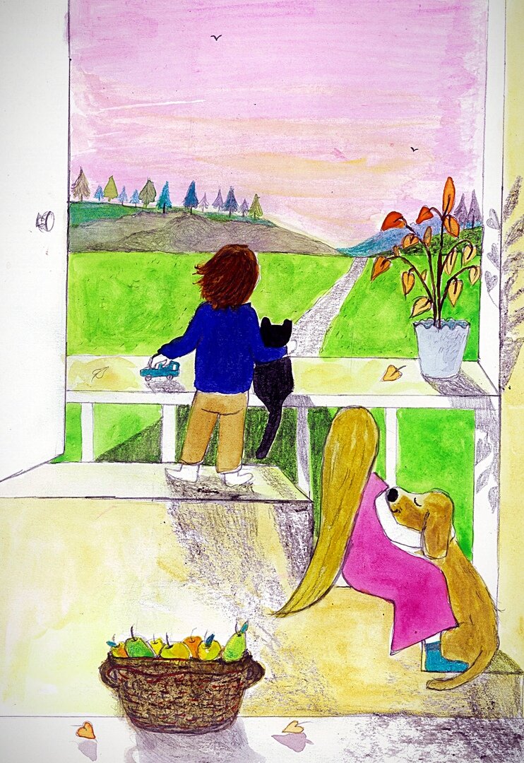 Иллюстрация Ирины Елагиной, члена Союза художников России