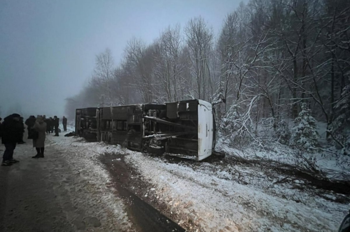    В Пермском крае СКР проводит проверку по ДТП с автобусом вахтовиков