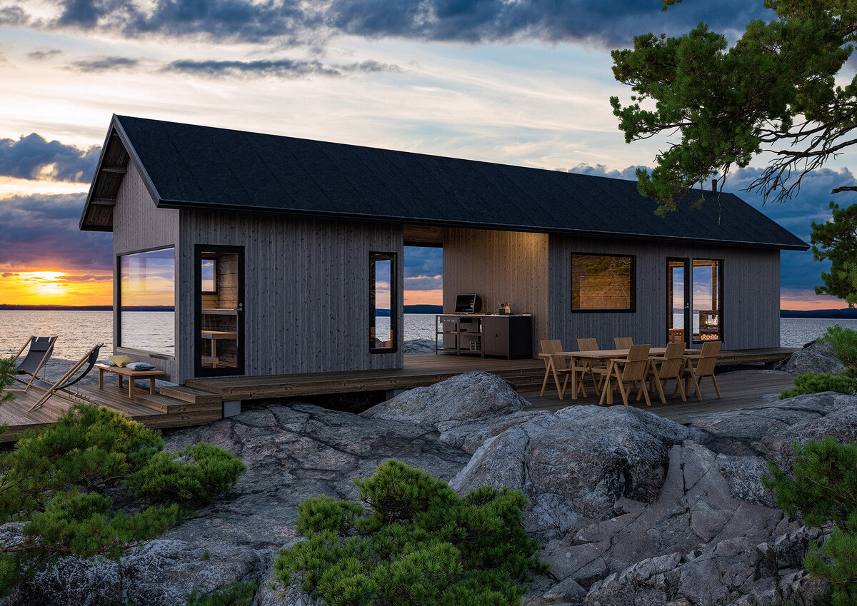 Отличительной чертой современной архитектуры в деревянном домостроении служит глубокое слияние дома с окружающим ландшафтом и природными условиями выбранного региона для строительства.