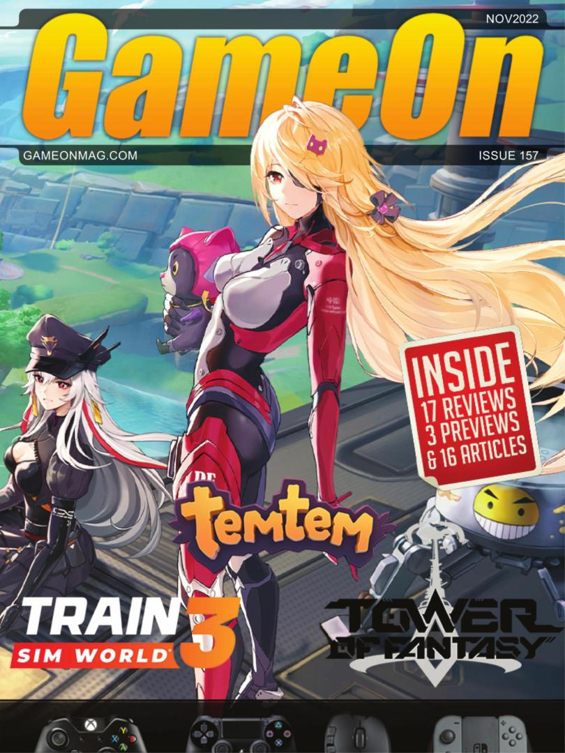 Обложка журнала GameOn 157 (november 2022)