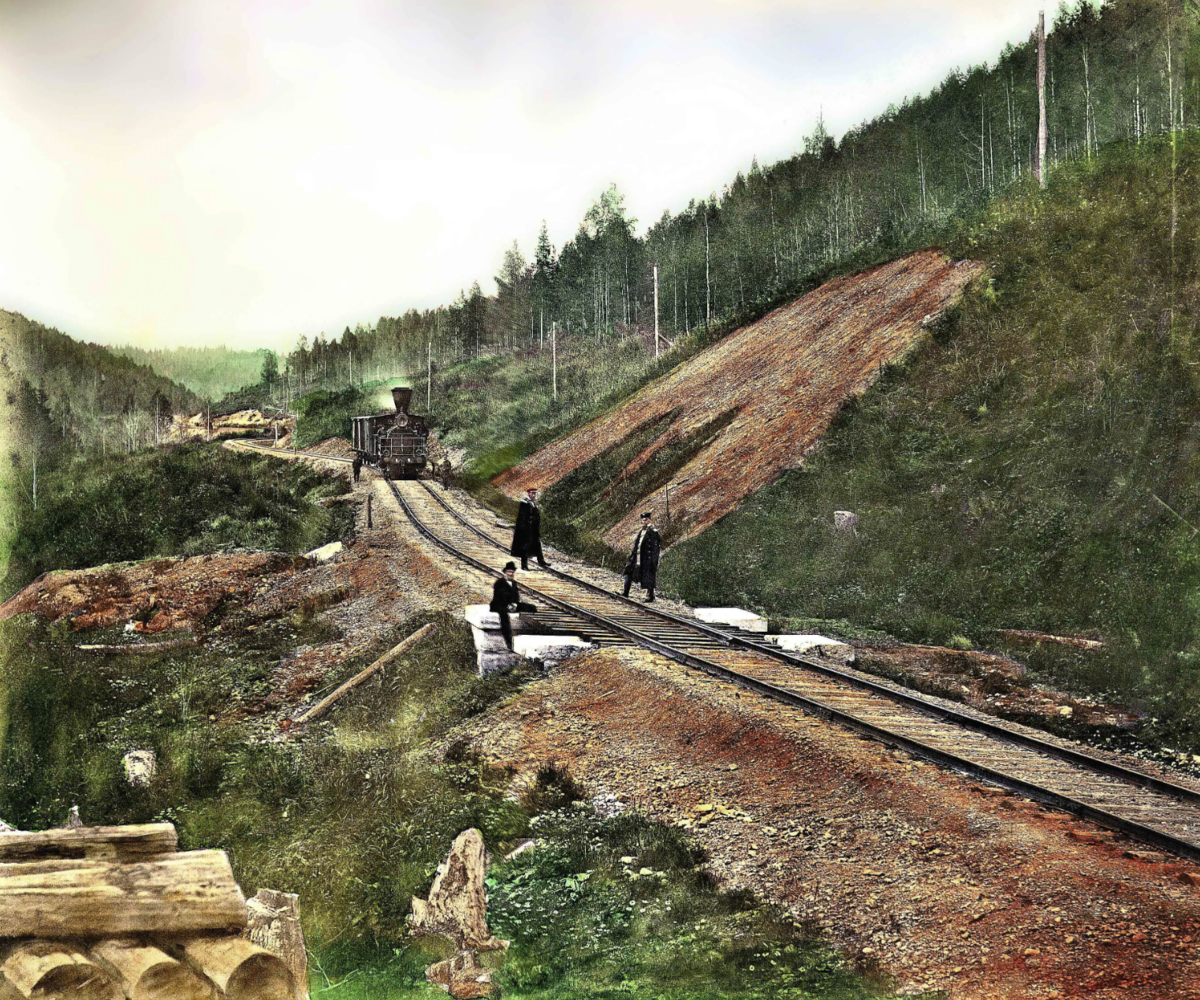 Железная дорога через уральские горы фото