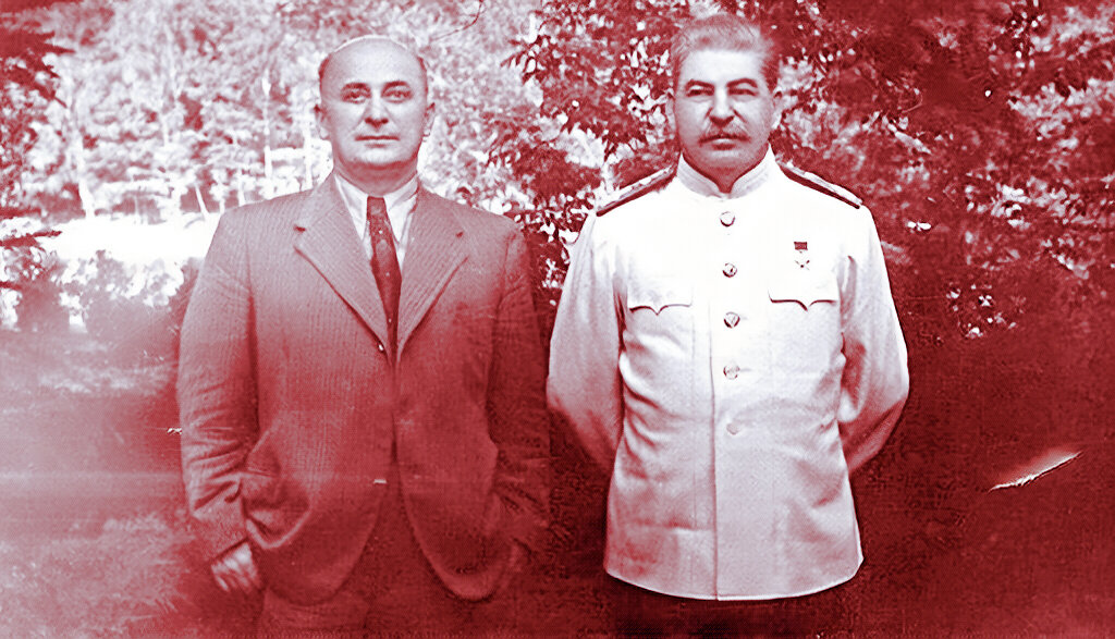 Л. П. Берия и И. В. Сталин, 1947 г.