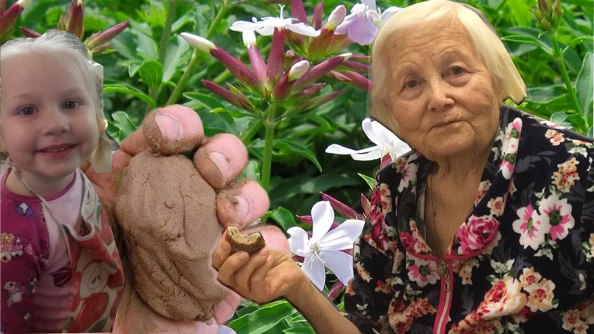 Моя мама Панова Т.Т., внучка Агуша. Мыльнянка и глина - помощники чистоту соблюдать Подписывайтесь на канал и ставьте лайки - этим вы помогаете каналу развиваться. Спасибо))