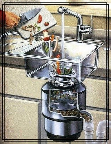 Измельчитель пищевых отходов.