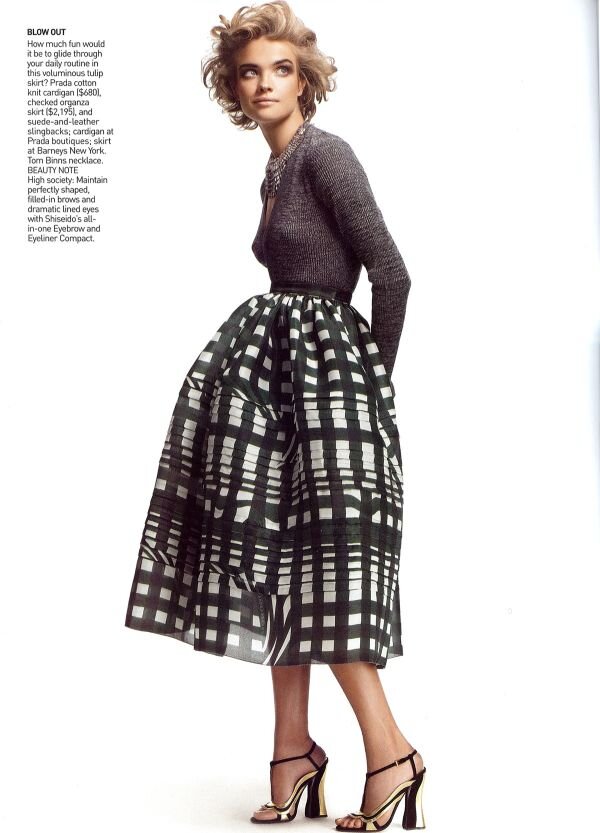 То же самое: диоровский нью-лук практически, рассчитан на очень-очень худеньких. 