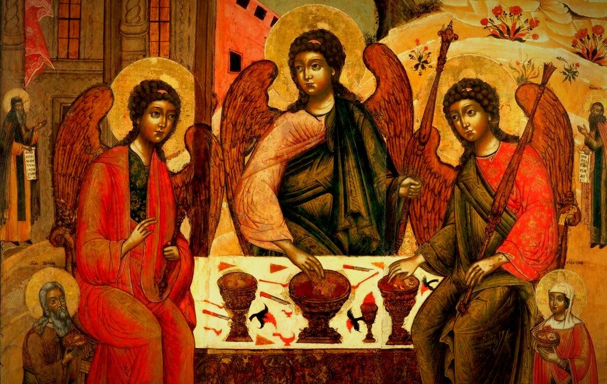 Иконография "Гостеприимство Авраама"