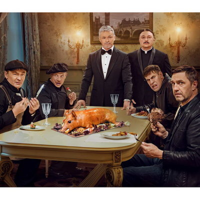     Дюжев, Кокорин, Сычев и Вдовиченков отправляются в Лондон в трейлере спешиала «Ресторан по понятиям: Бедный олигарх»