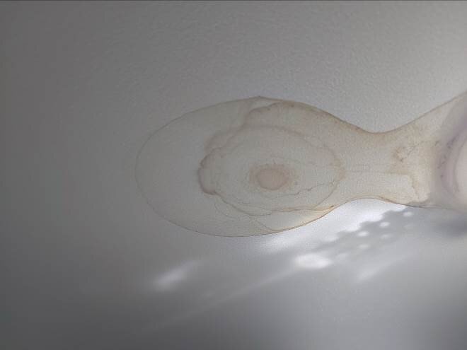 Типичные результаты залива сверху