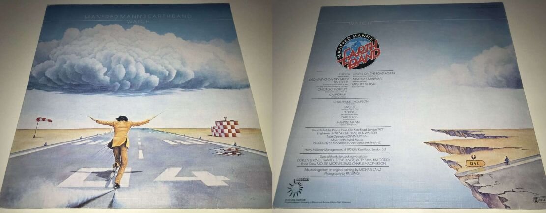 Manfred Mann's Earth Band «Watch», 1978 г., конверт с двух сторон