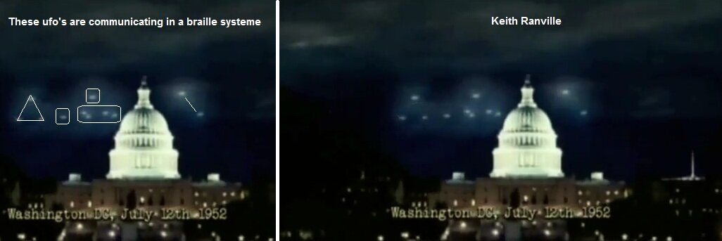 Флот НЛО над Вашингтоном, 12 июля 1952.