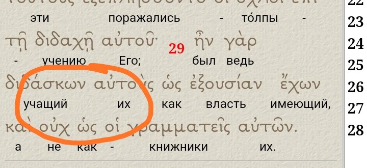 а вот вам Греческий текст, тут нет слова человек....(άνθρωπος)