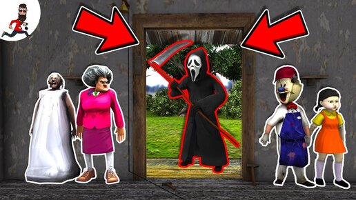 Granny and friends Top 5 funny stories ► funny horror animation granny parody