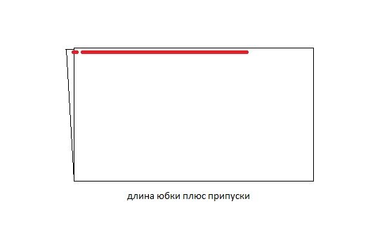 Как сшить трикотажную юбку