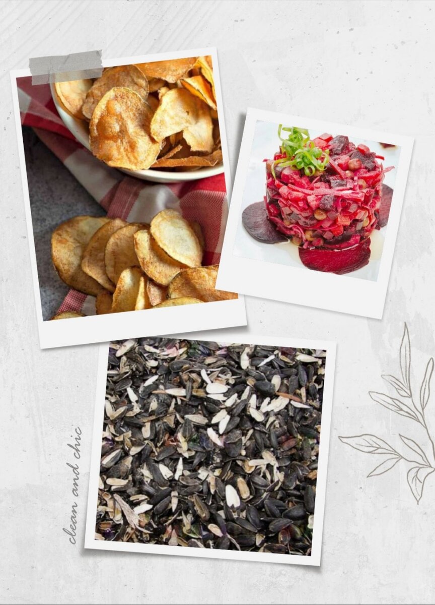 Борщ, винегрет, котлеты, чипсы и шелуха от семечек - не еда хищника. 